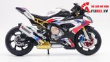  Mô hình xe độ Bmw S1000rr Frances Blue Red White tỉ lệ 1:12 Autono1 Welly D226F 