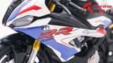  Mô hình xe độ Bmw S1000rr Frances Blue Red White tỉ lệ 1:12 Autono1 Welly D226F 