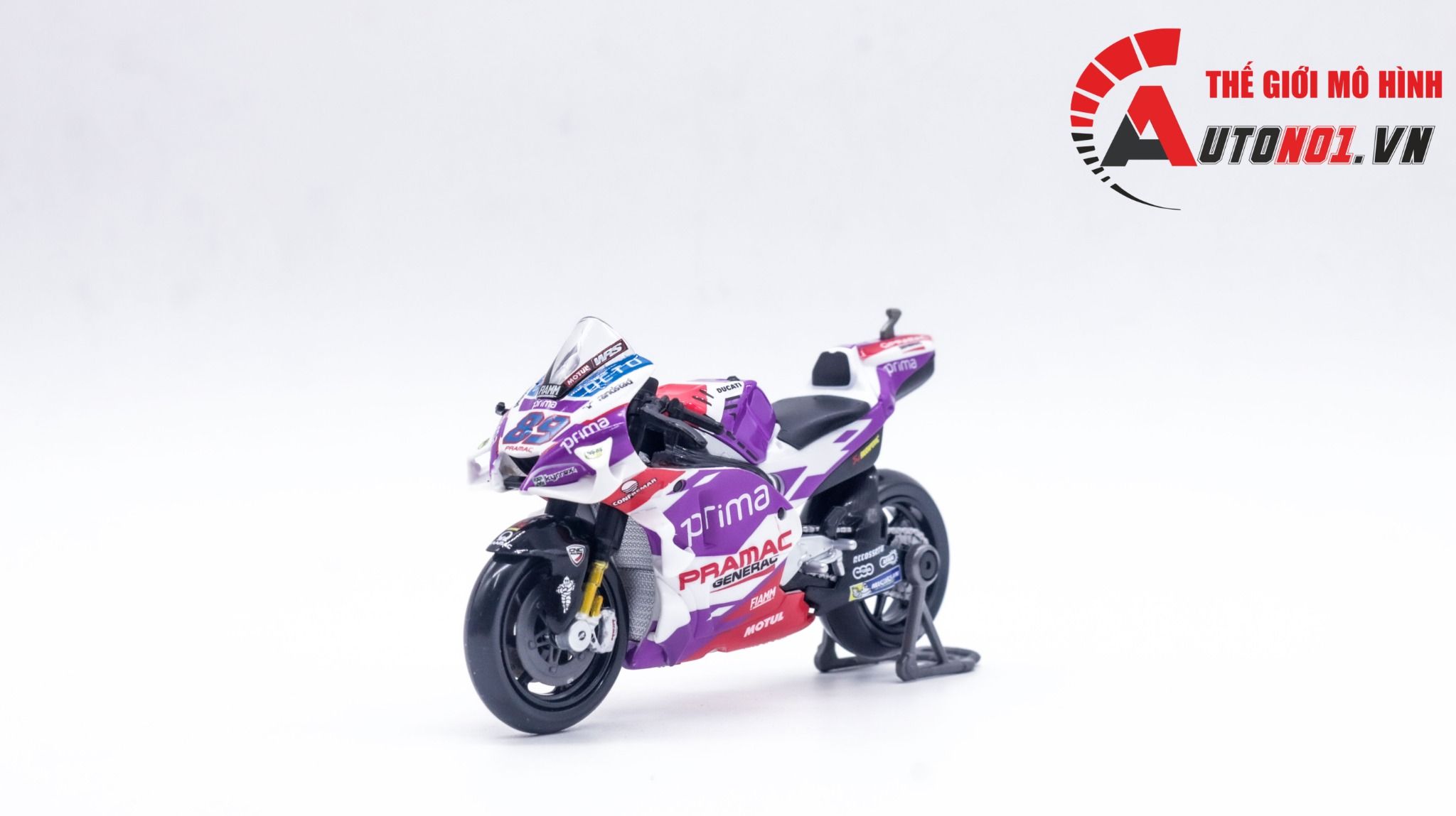  Mô hình xe mô tô GP Jorge Martin Ducati Desmosedici 2022 tỉ lệ 1:18 Maisto MT049 