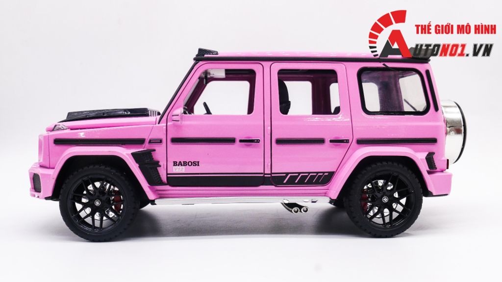 MÔ HÌNH XE MERCEDES-BRABUS G700 PINK 1:18 WEITUG 7829B