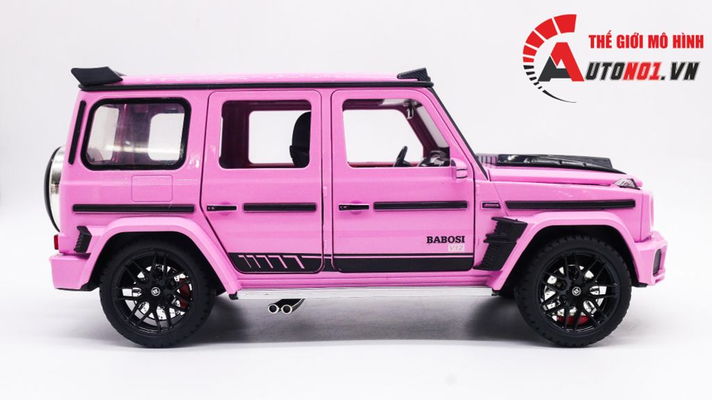 MÔ HÌNH XE MERCEDES-BRABUS G700 PINK 1:18 WEITUG 7829B