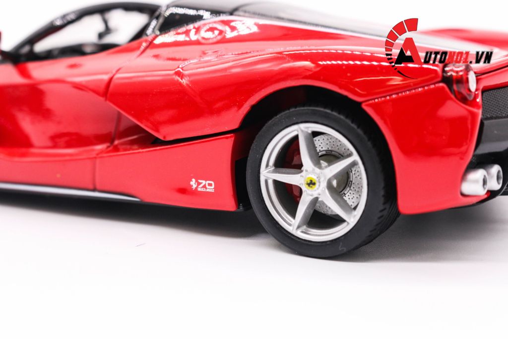 MÔ HÌNH FERRARI LAFERRARI APERTA RED 1:24 BBURAGO 4885