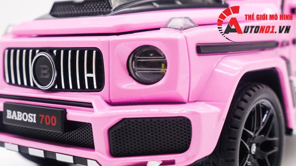 MÔ HÌNH XE MERCEDES-BRABUS G700 PINK 1:18 WEITUG 7829B