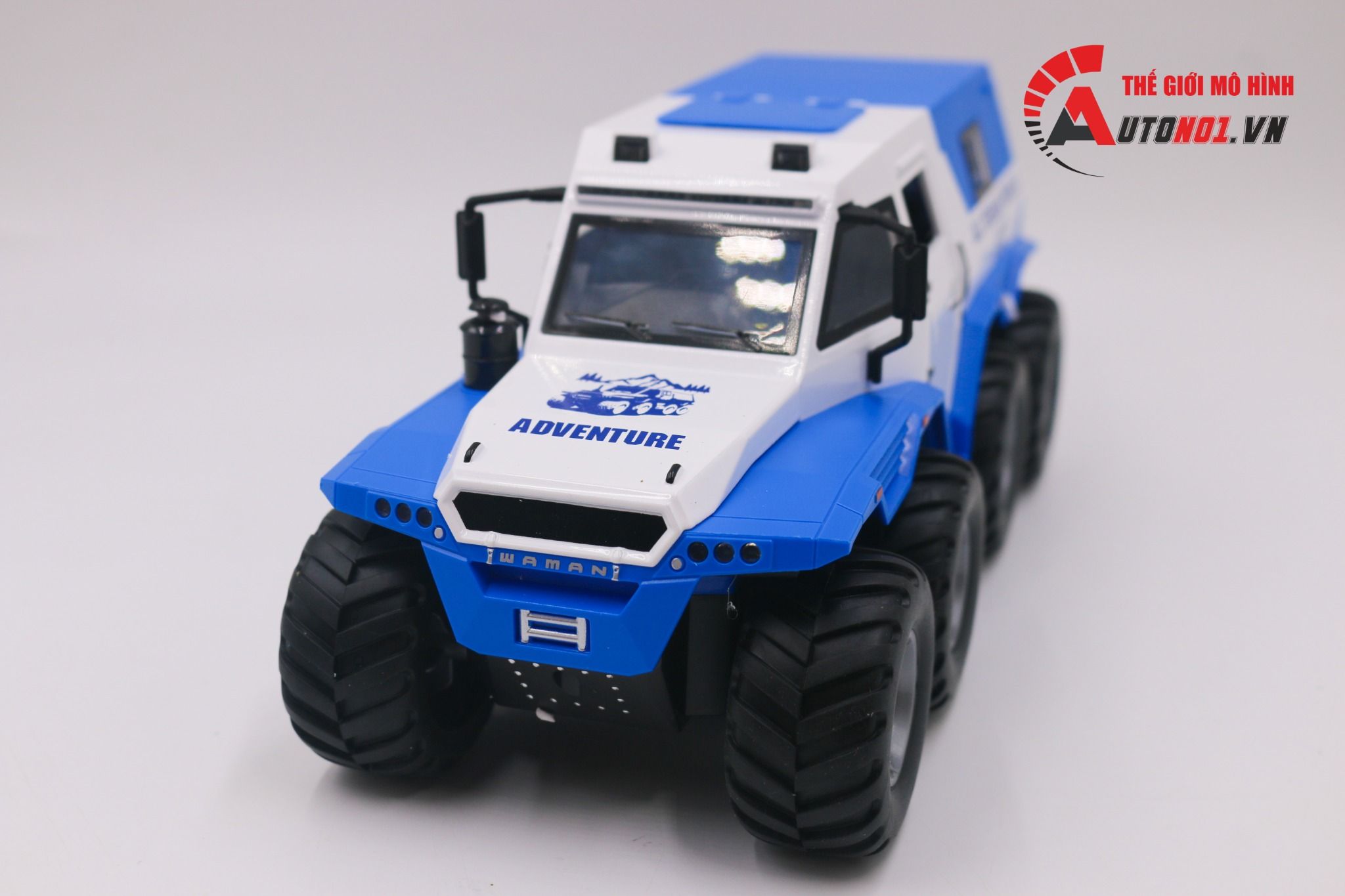  Mô hình xe địa hình lội nước Shaman 8x8 1:24 Miniauto OT490 