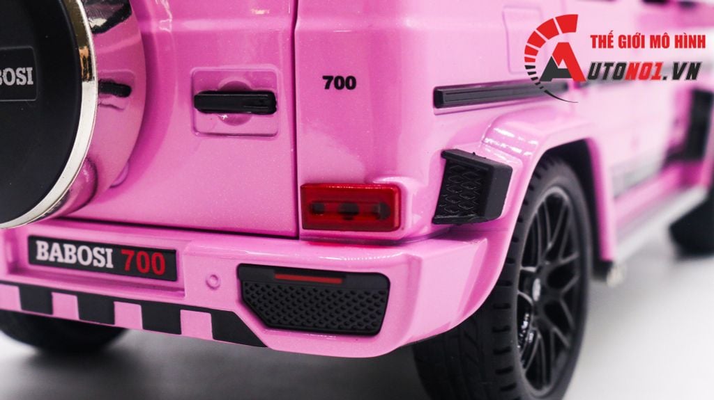 MÔ HÌNH XE MERCEDES-BRABUS G700 PINK 1:18 WEITUG 7829B