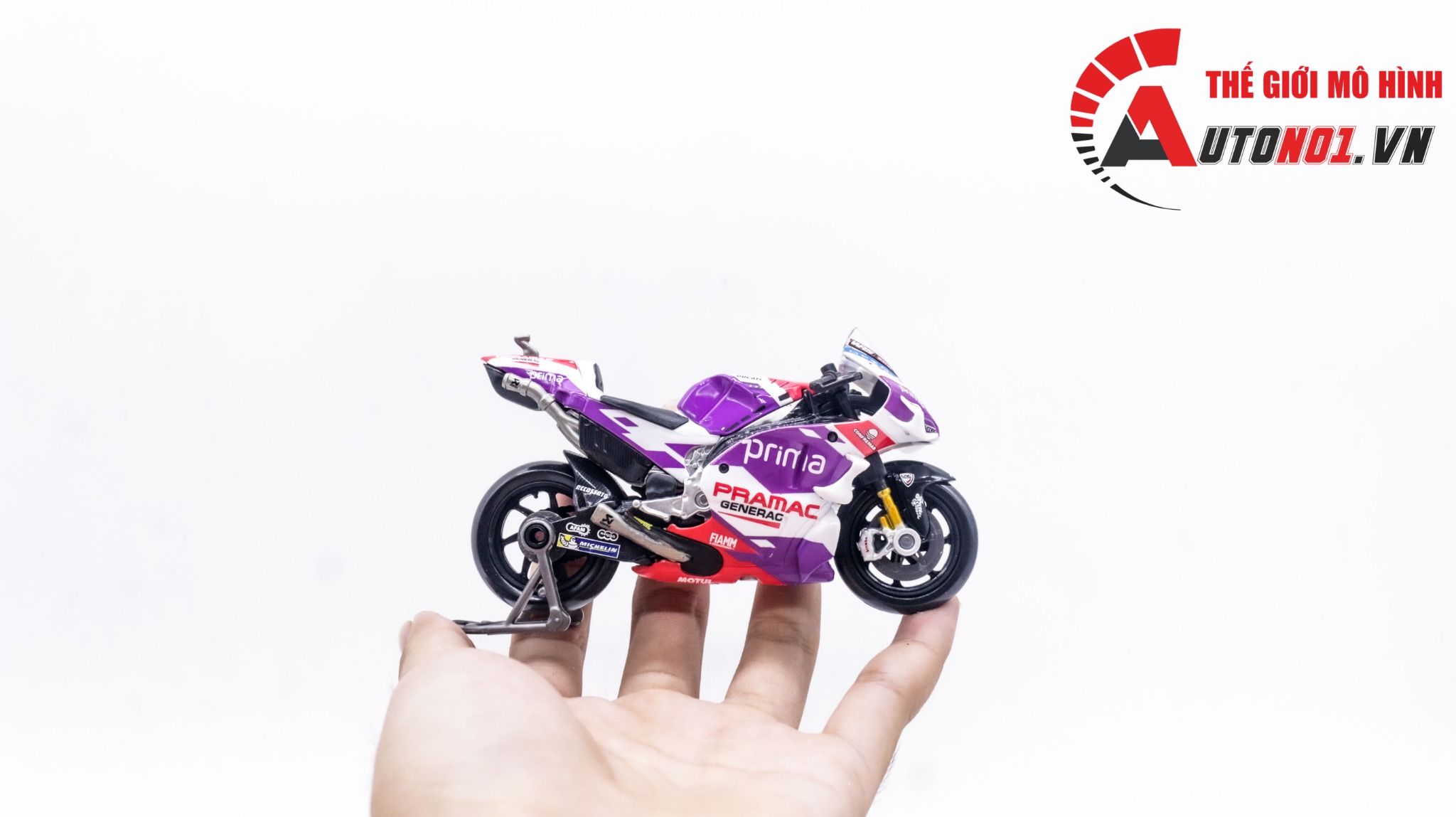  Mô hình xe mô tô GP Jorge Martin Ducati Desmosedici 2022 tỉ lệ 1:18 Maisto MT049 