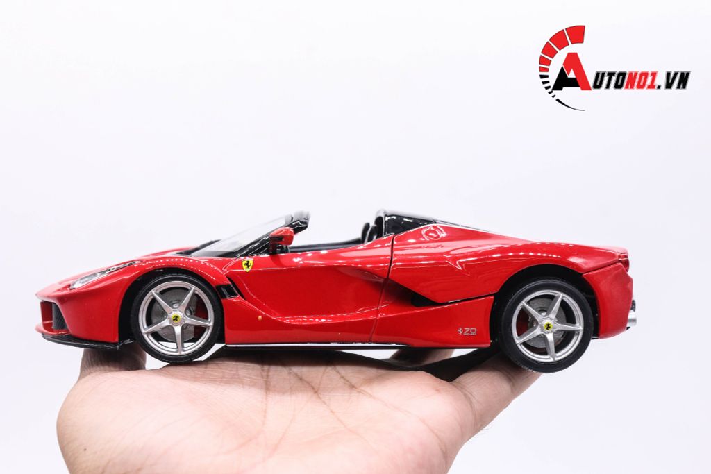 MÔ HÌNH FERRARI LAFERRARI APERTA RED 1:24 BBURAGO 4885