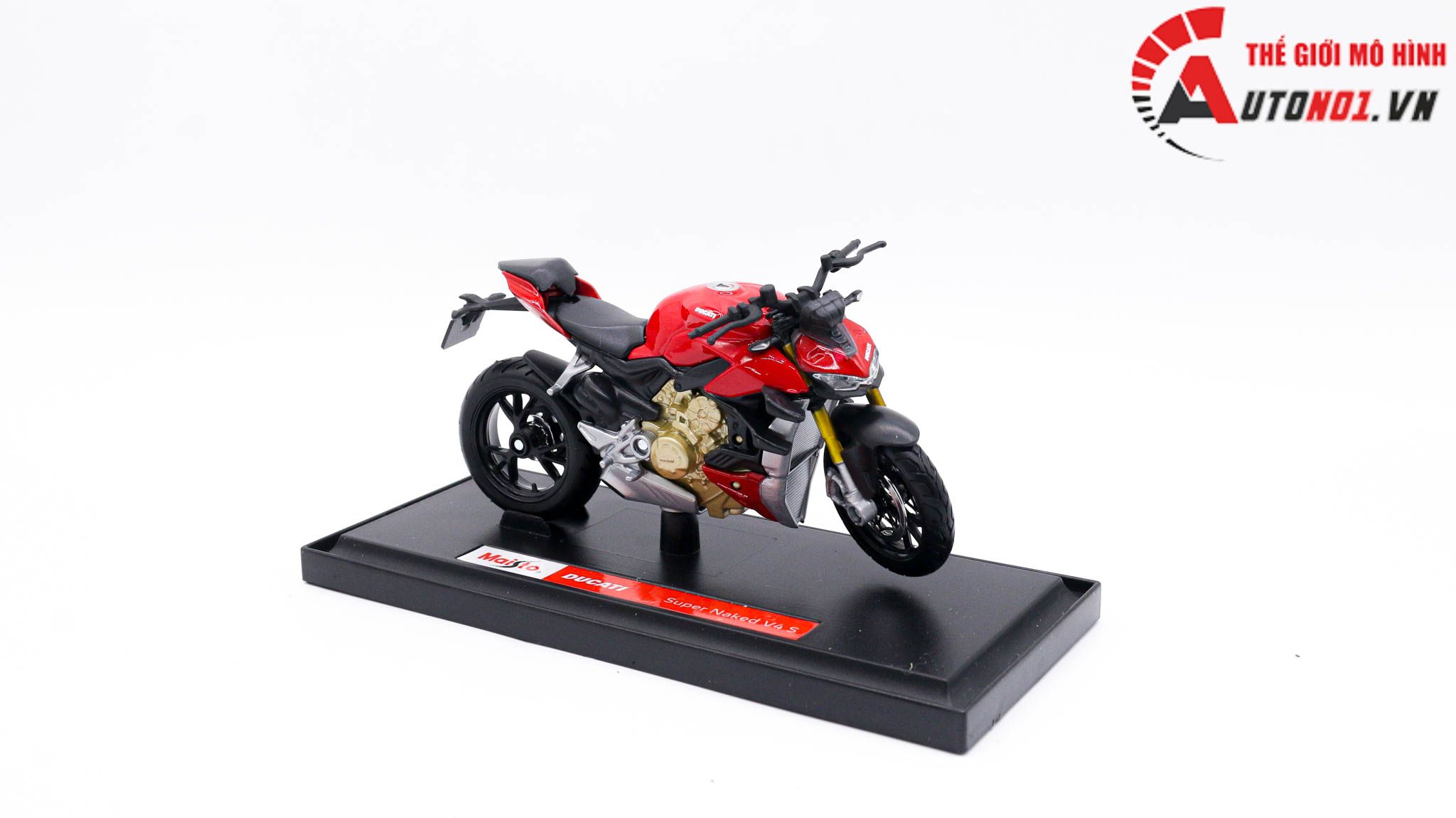  Mô hình xe Ducati super naked V4s 1:18 Maisto 7799 