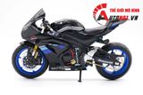  Mô hình xe độ Suzuki Gsx-R1000 Black Mâm độ pô 1:12 Autono1 D110C 