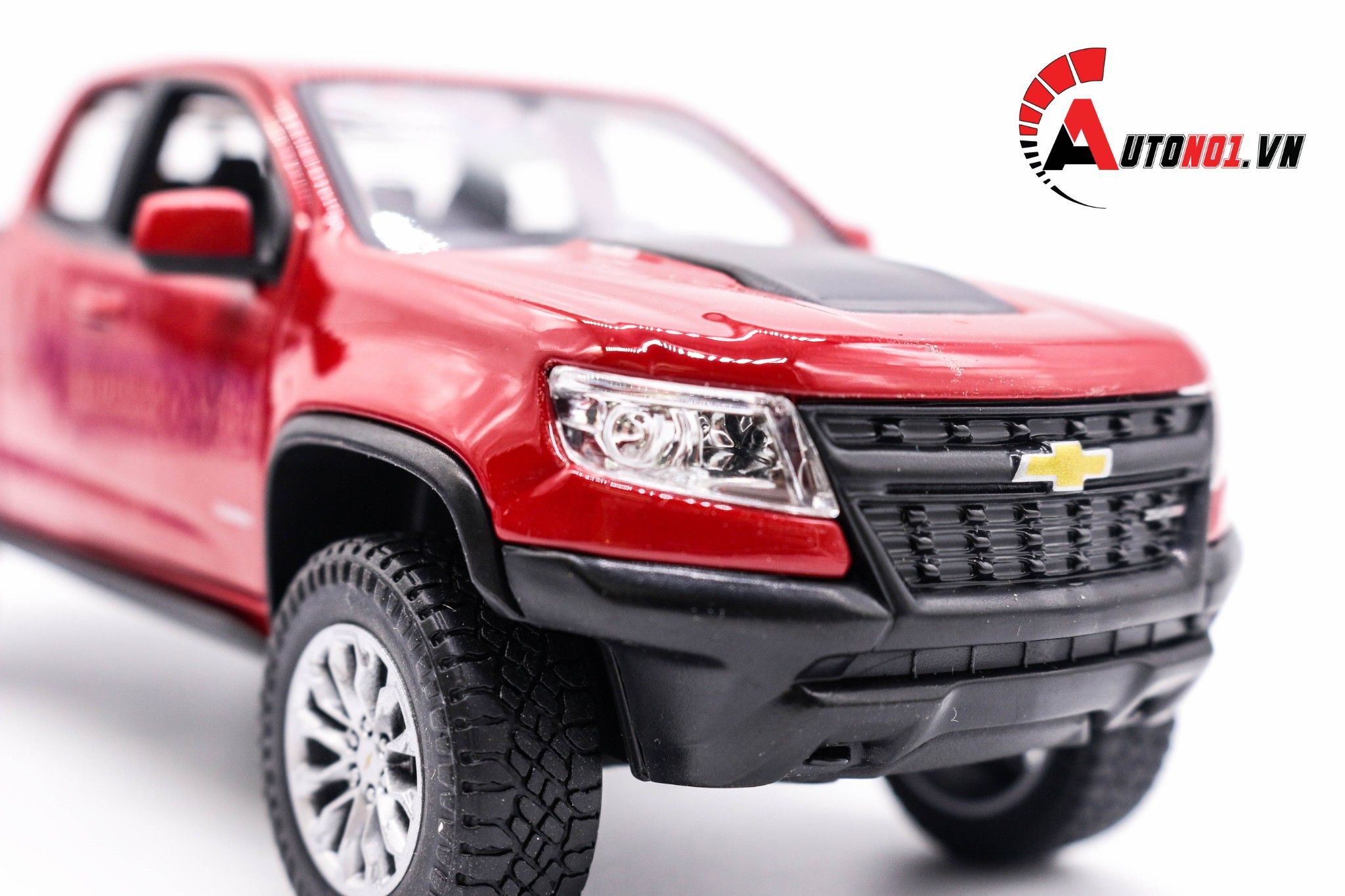  XE MÔ HÌNH CHEVROLET COLORADO ZR2 RED 1:27 MAISTO 5003 