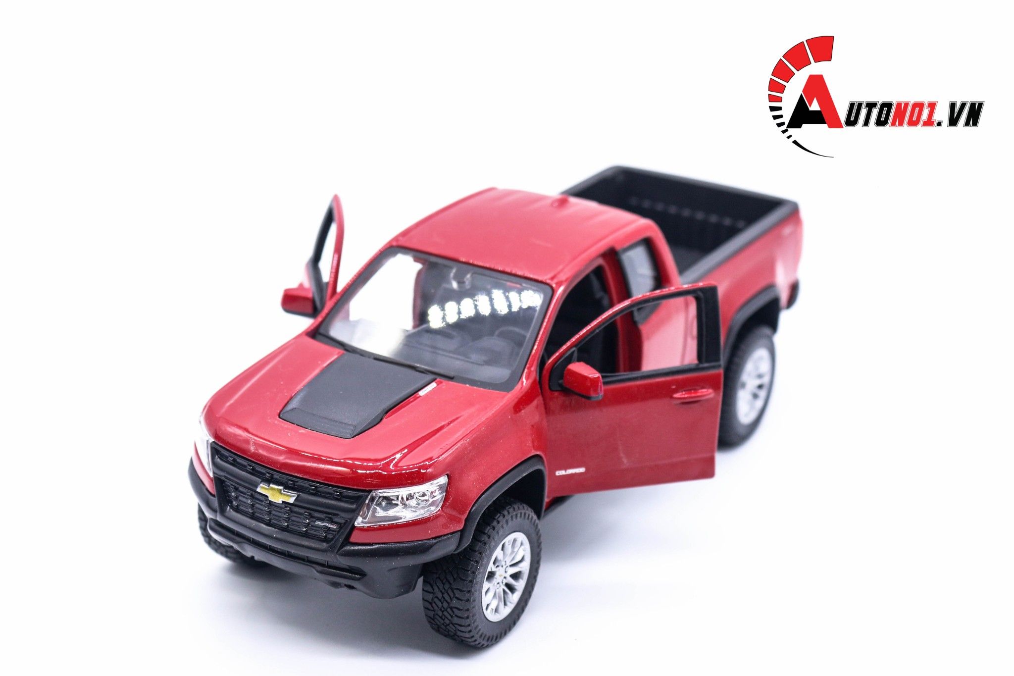  XE MÔ HÌNH CHEVROLET COLORADO ZR2 RED 1:27 MAISTO 5003 