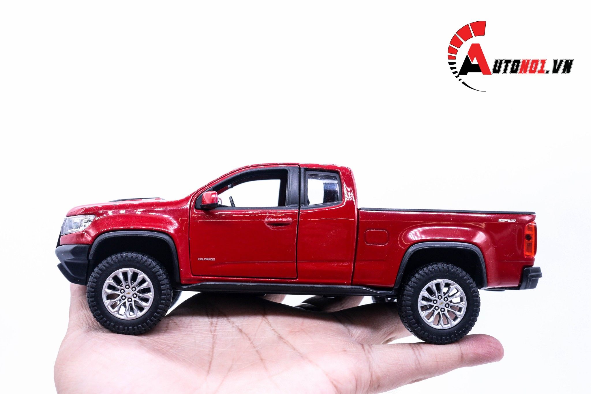  XE MÔ HÌNH CHEVROLET COLORADO ZR2 RED 1:27 MAISTO 5003 