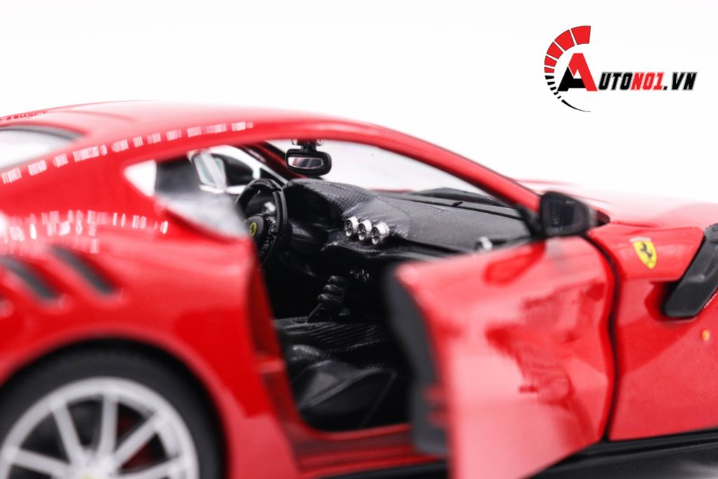 MÔ HÌNH XE FERRARI F12 TDF RED 1:24 BBURAGO 4462