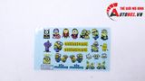  Decal nước mô hình máy bay Minions dán mọi nền màu Autono1 DC803 