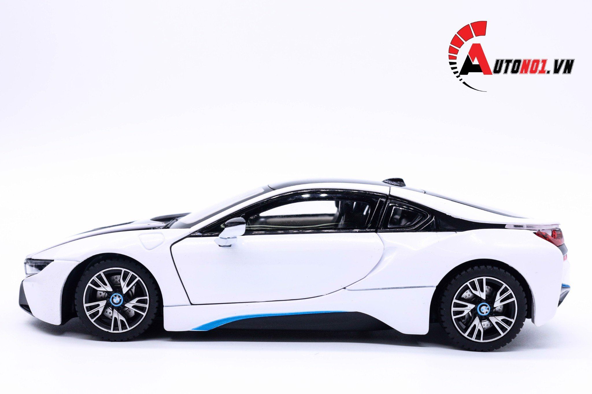  Mô hình xe Bmw I8 đánh lái được full open 1:24 Rastar 3661 