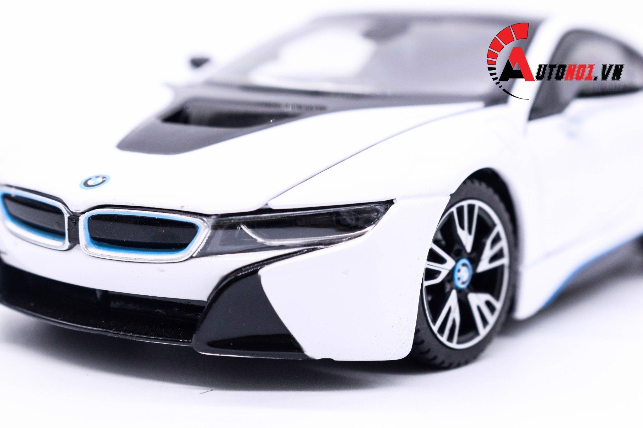  Mô hình xe Bmw I8 đánh lái được full open 1:24 Rastar 3661 