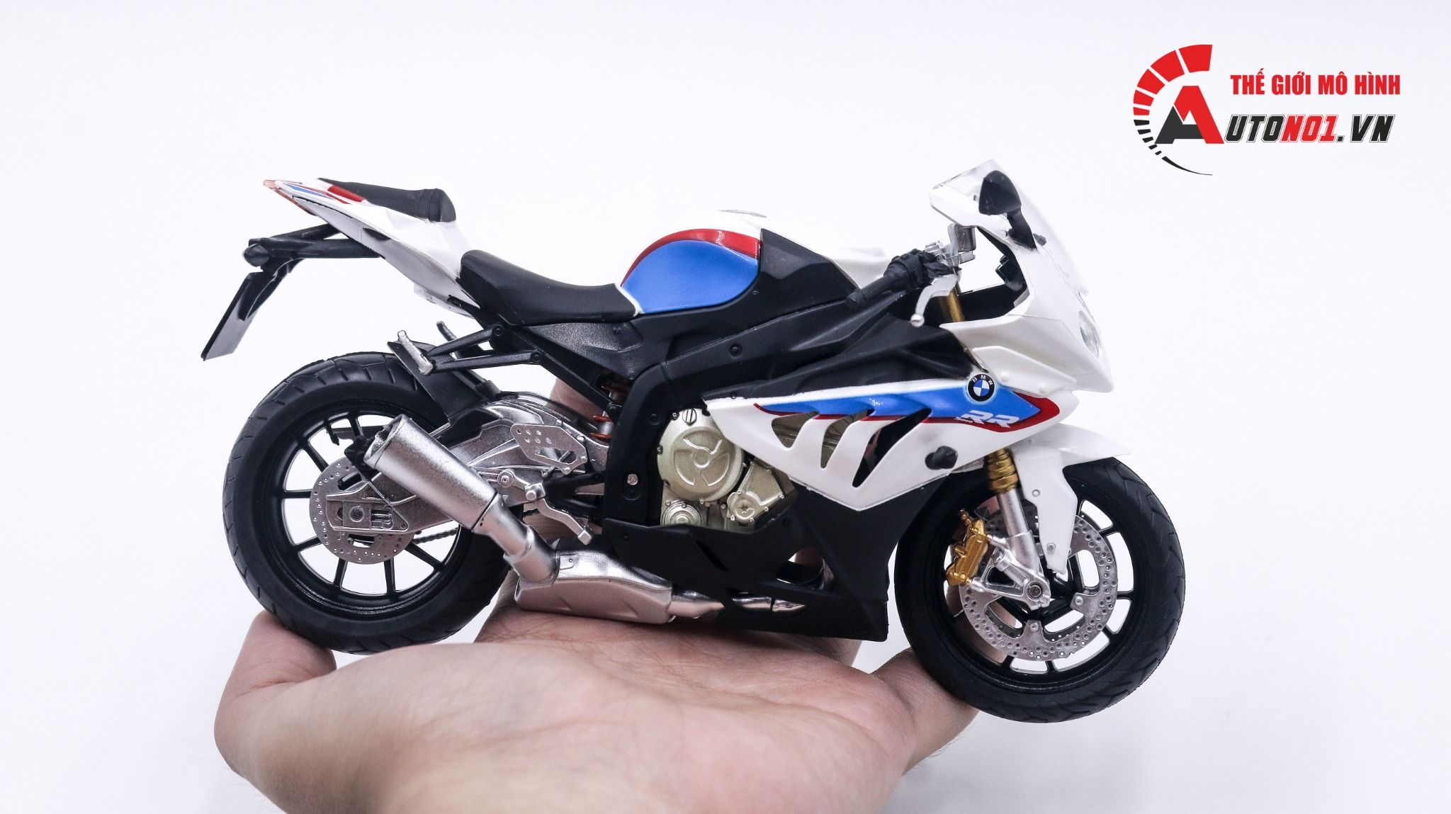  Mô hình xe BMW S1000RR 1:12 Joycity/Automaxx 8888 