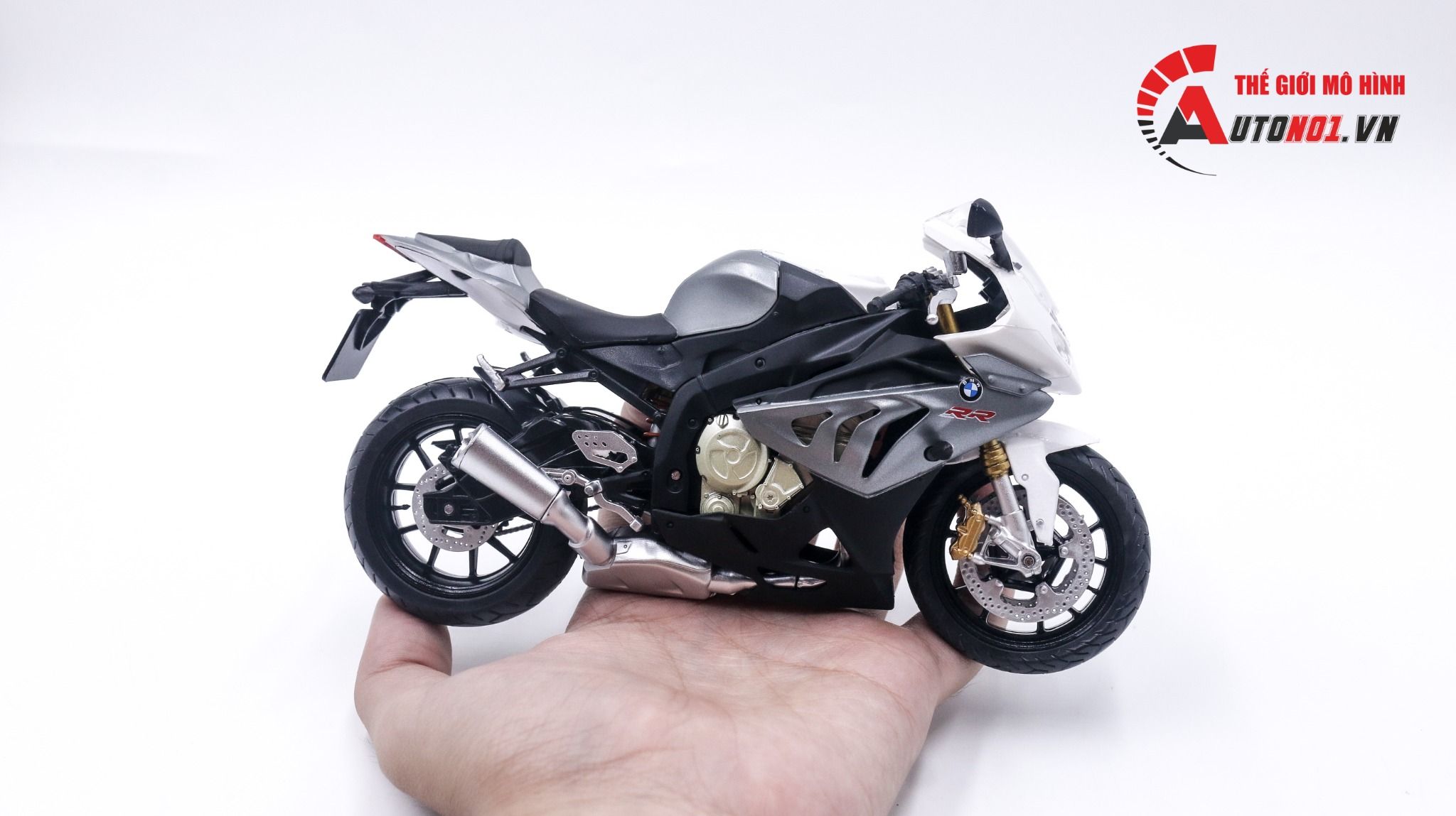  Mô hình xe BMW S1000RR 1:12 Joycity/Automaxx 8888 