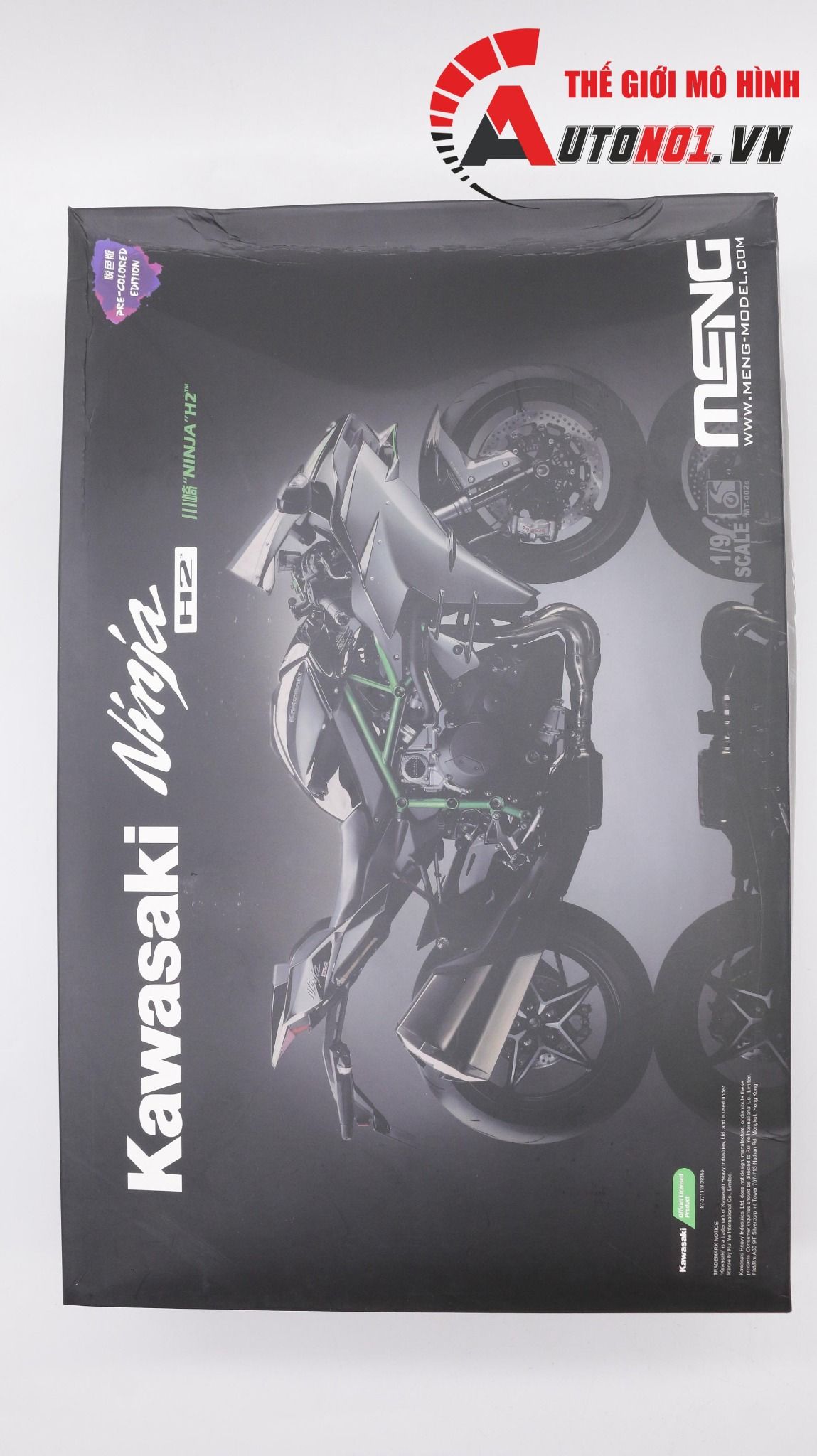  Mô hình kit mô tô Kawasaki H2 đã sơn sẵn 1:9 Meng 5589H 