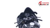  Mô hình xe độ Kawasaki Ninja Zx-10r black độ tem - pô akrapovic 1:12 Autono1 Welly D240 