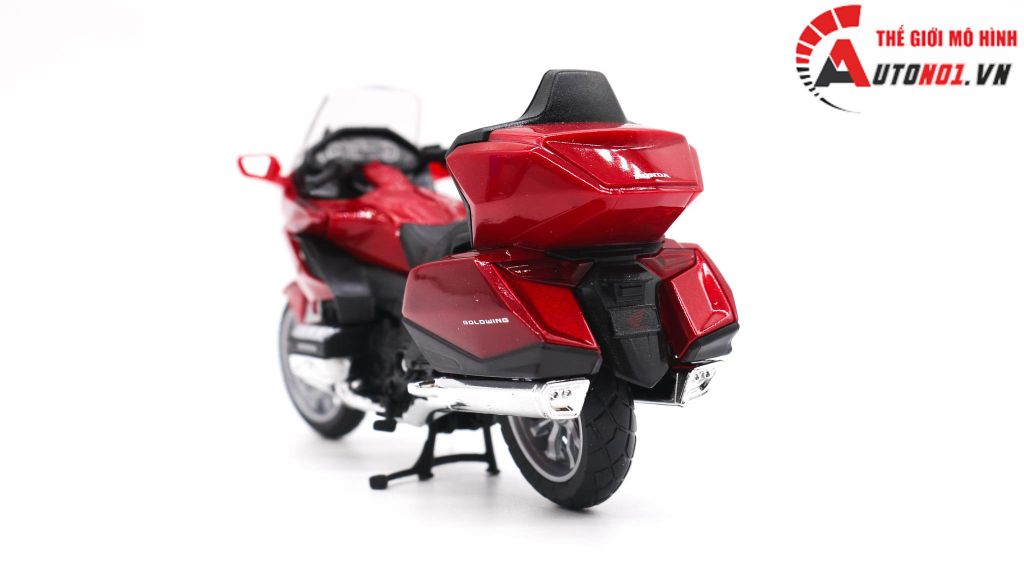 MÔ HÌNH XE HONDA GOLDWING 2020 RED 1:18 WELLY 3543