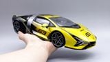  Mô hình xe Lamborghini Sian Fkp 37 Black Yellow 1:18 Bburago 7517 