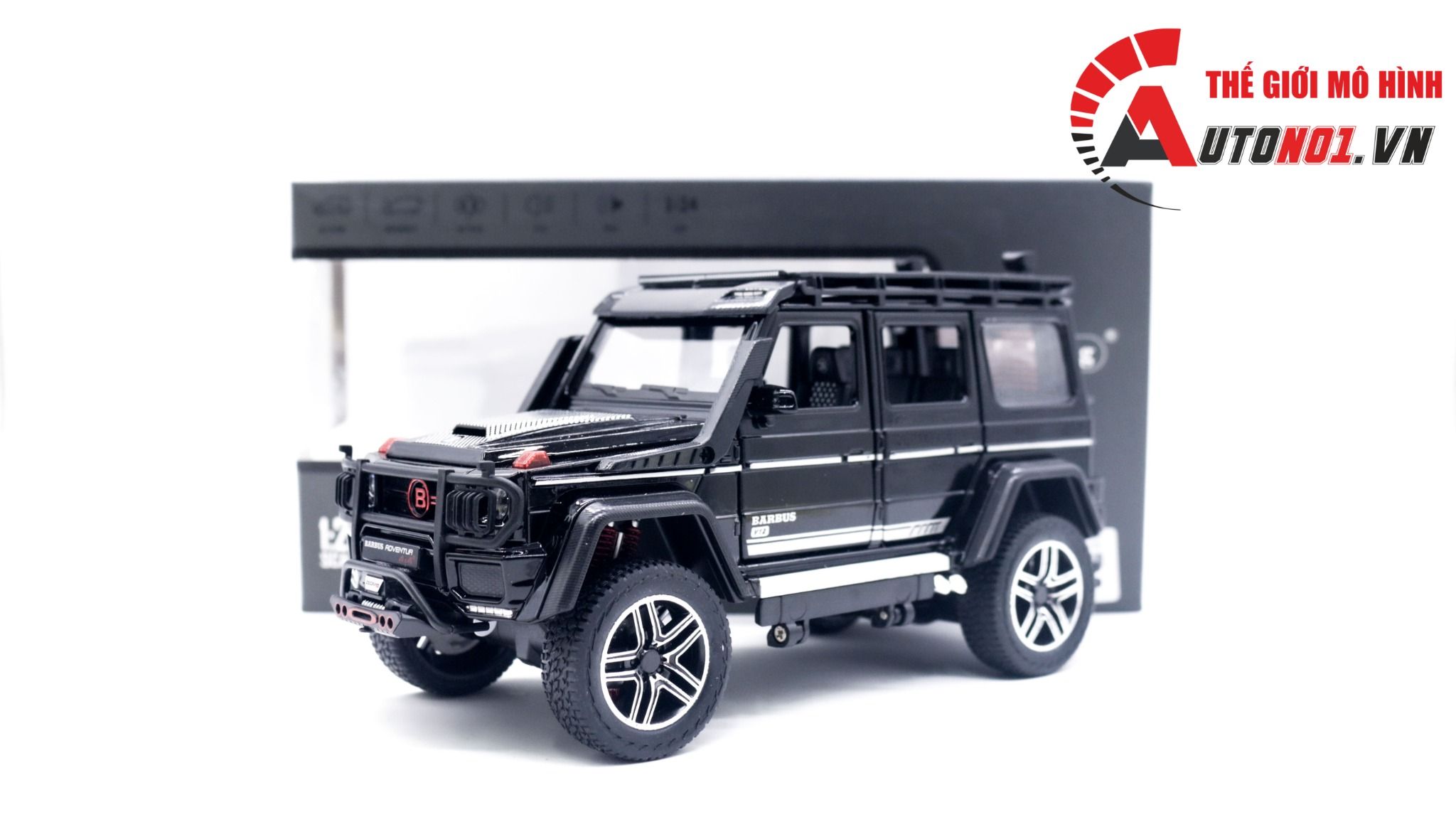  Mô hình xe Mercedes G550 Brabus Adventure 4x4 1:24 Jinlifang OT153 