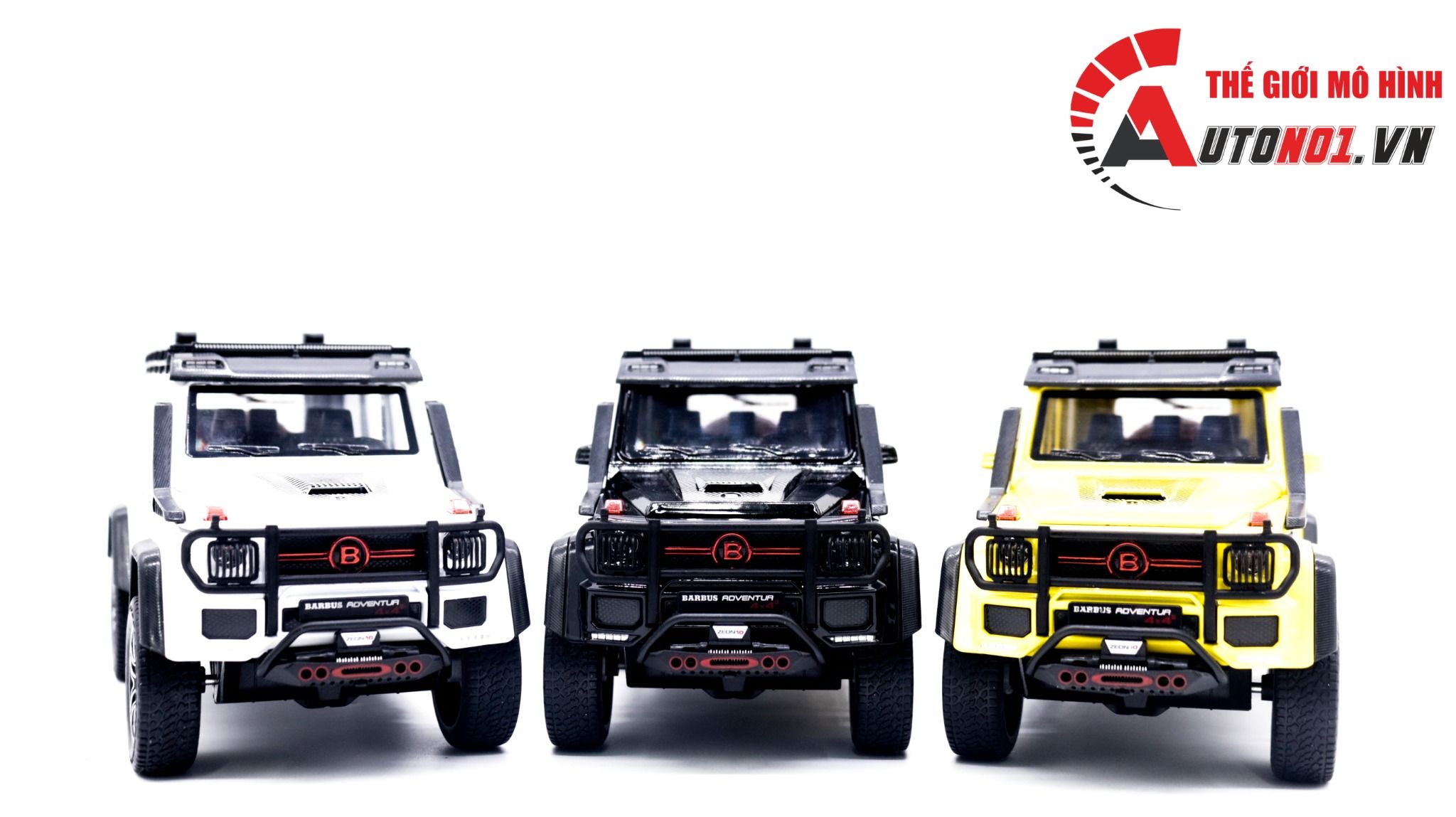  Mô hình xe Mercedes G550 Brabus Adventure 4x4 1:24 Jinlifang OT153 