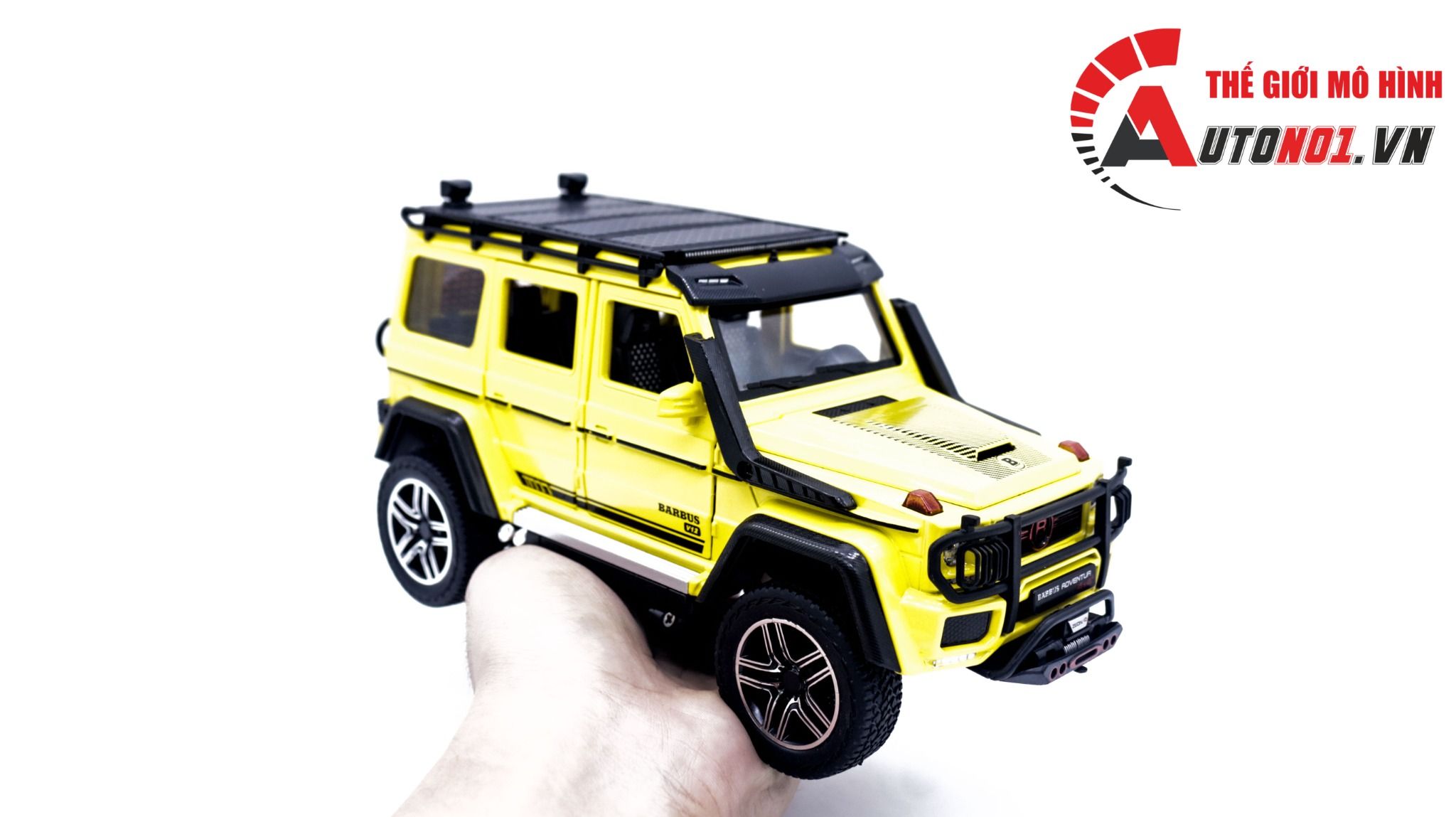  Mô hình xe Mercedes G550 Brabus Adventure 4x4 1:24 Jinlifang OT153 