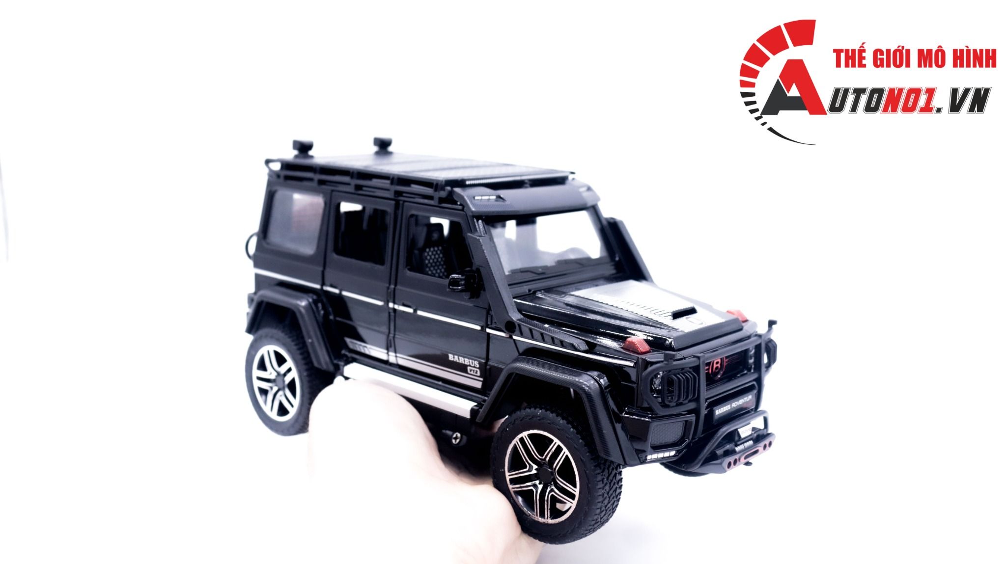  Mô hình xe Mercedes G550 Brabus Adventure 4x4 1:24 Jinlifang OT153 