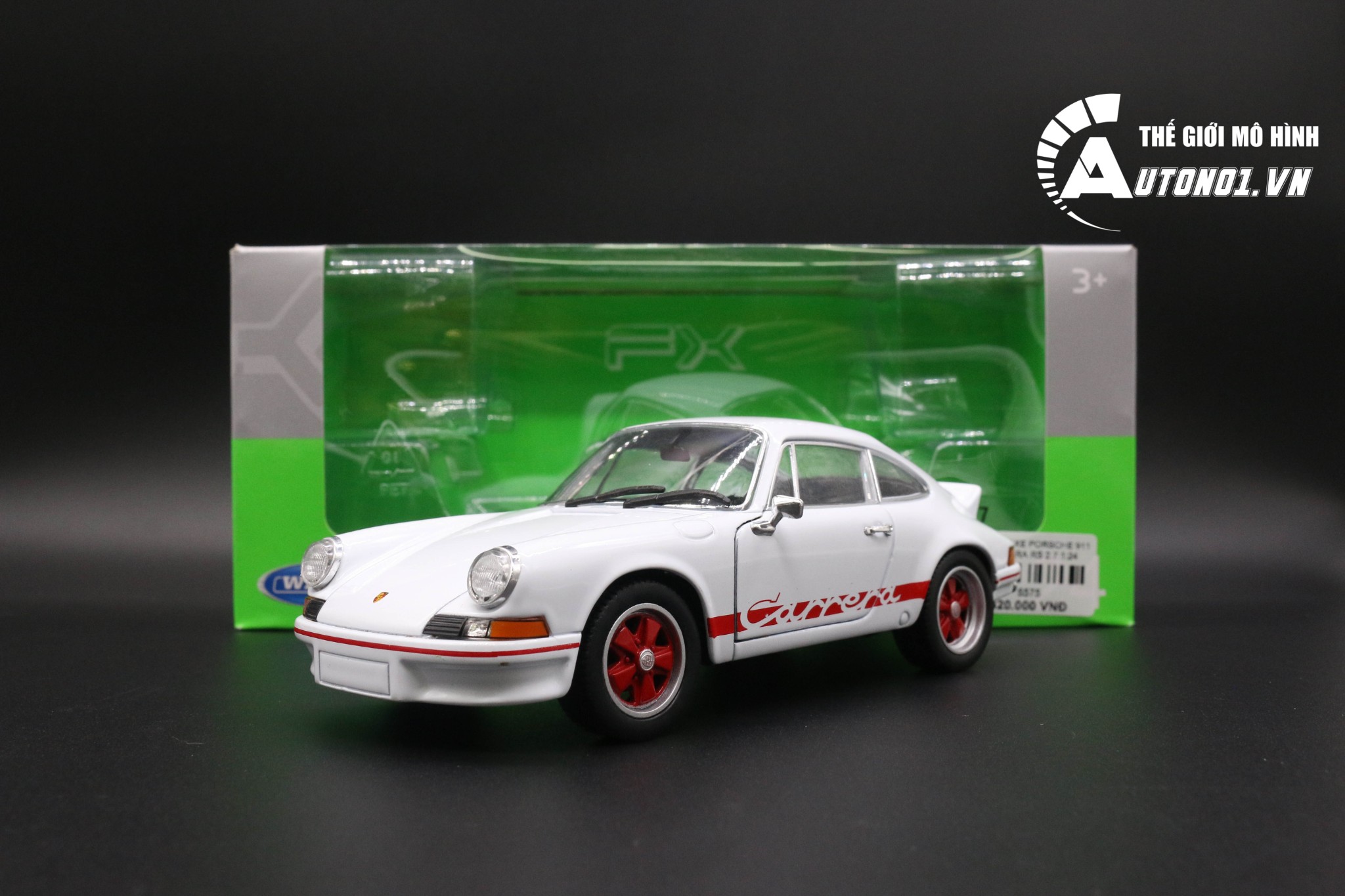 MÔ HÌNH XE PORSCHE 911 CARRERA RS 2.7 1:24 WELLY 6575