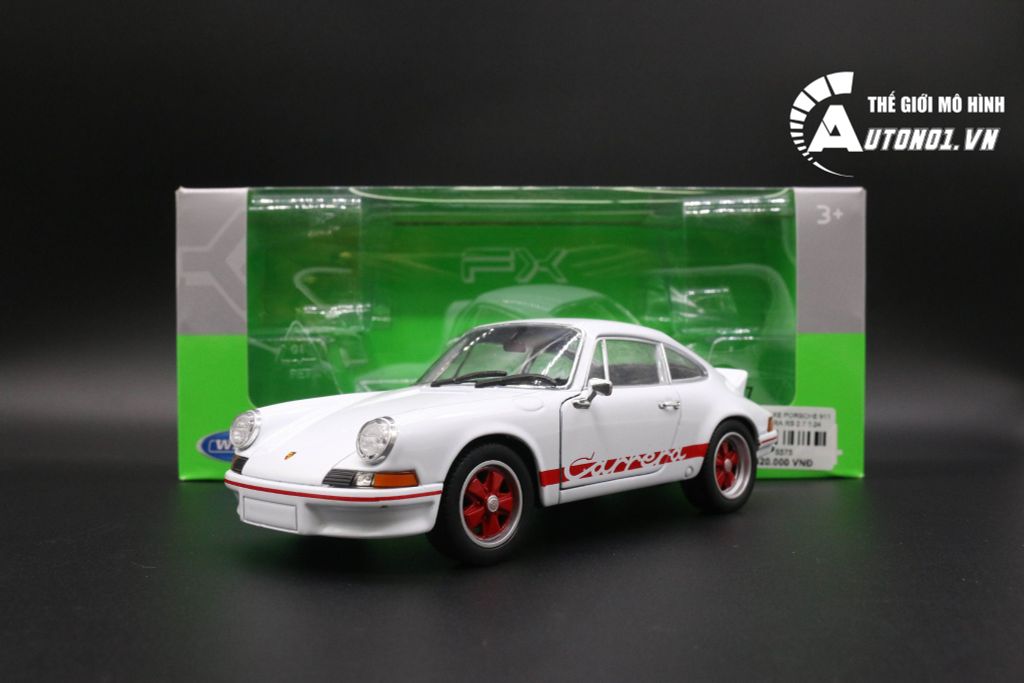 MÔ HÌNH XE PORSCHE 911 CARRERA RS 2.7 1:24 WELLY 6575