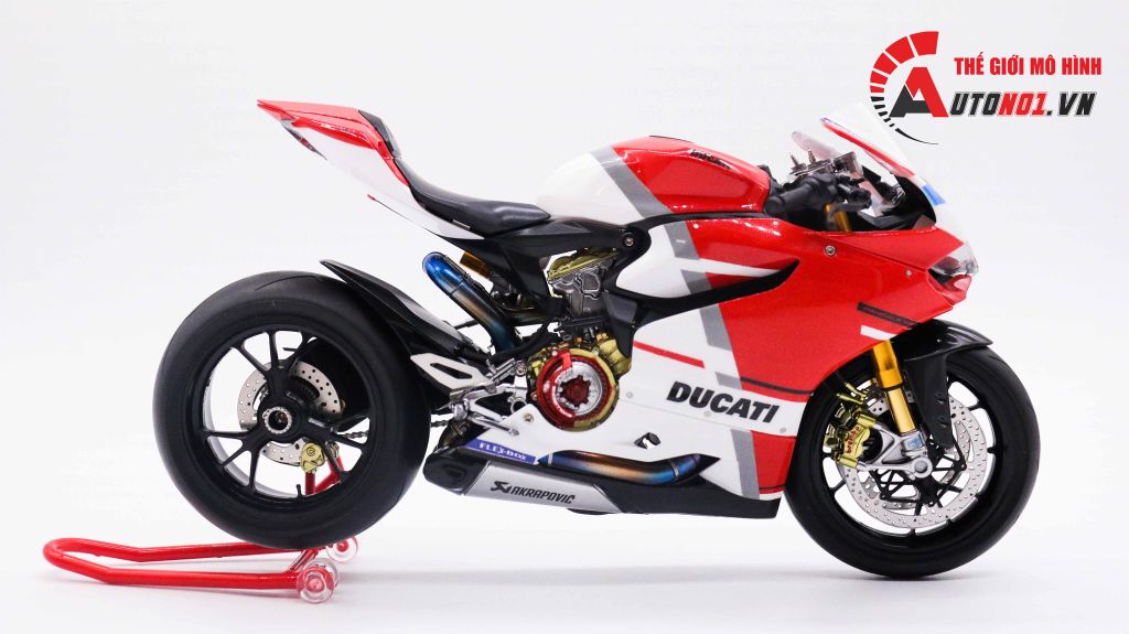 MÔ HÌNH XE ĐỘ DUCATI V4S FULL UP DETAIL TỈ LỆ 1:12 D125