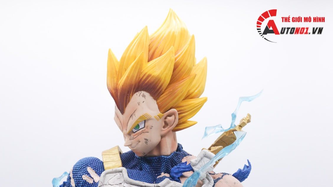  Mô hình nhân vật Dragonball Vegeta super saiyan và 2 đầu thay thế 47cm FG217 