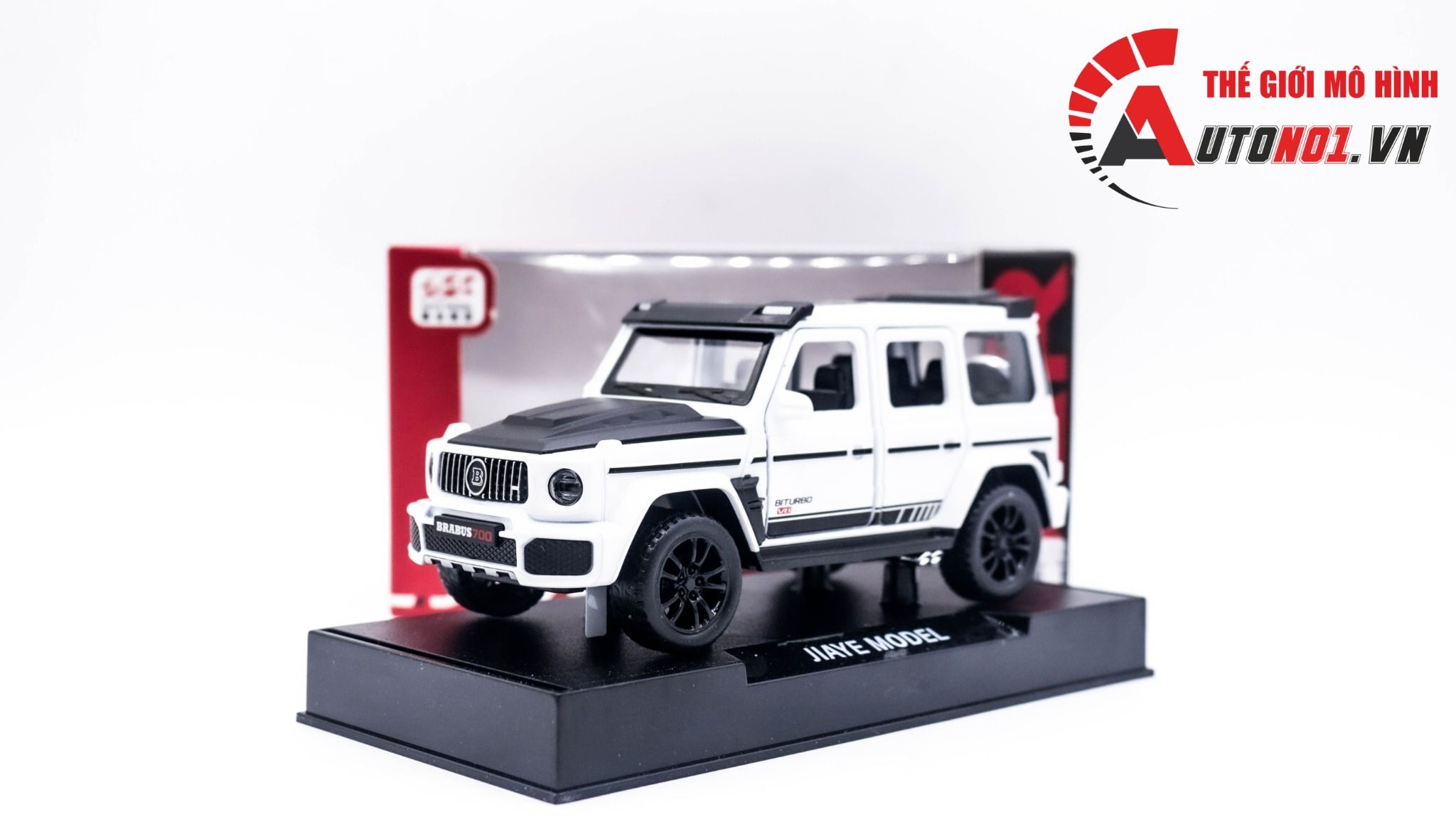  Mô hình xe Mercedes-benz Brabus G700 tỉ lệ 1:32 JIiaye model VB32523 3680 