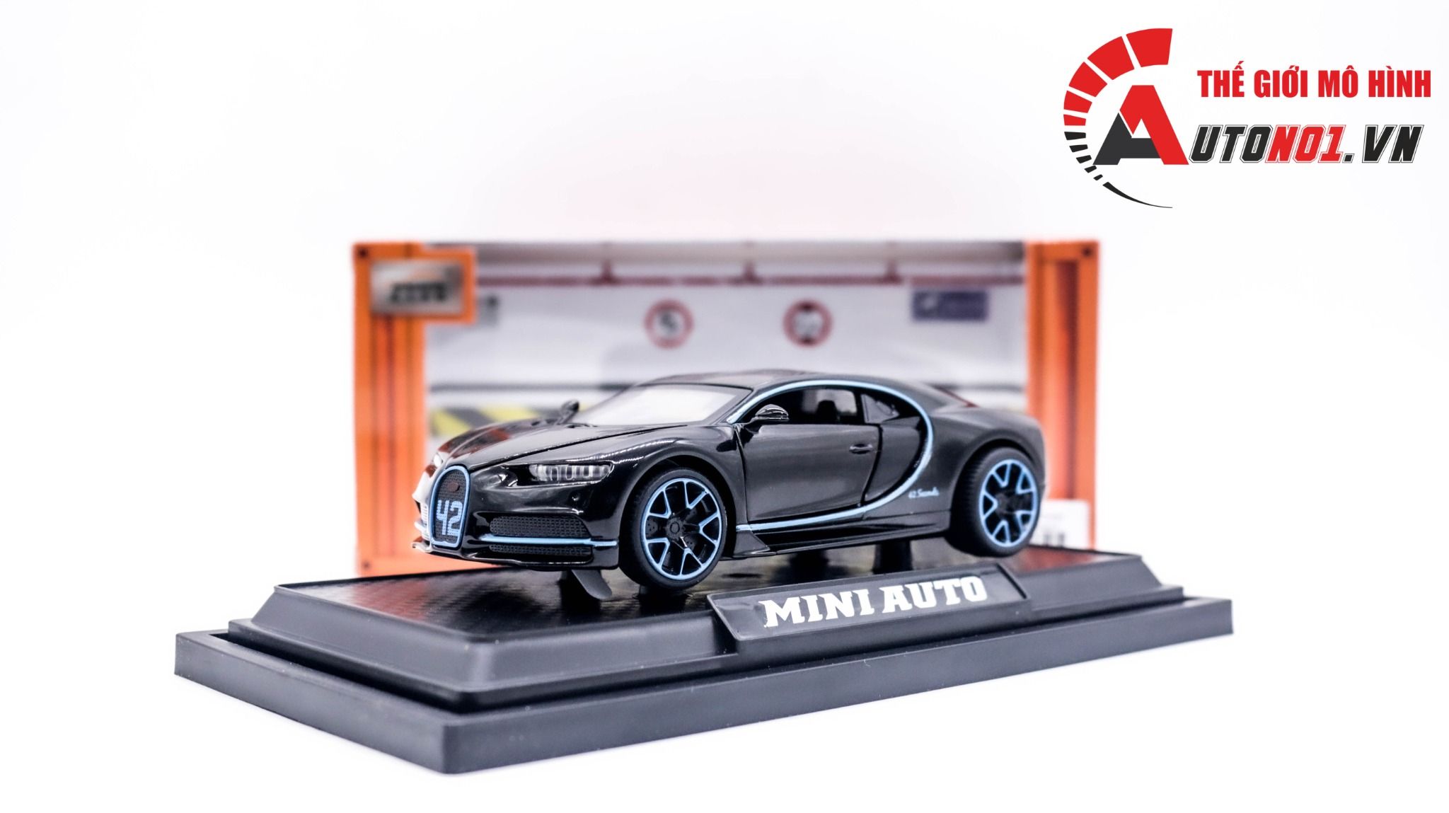  Mô hình xe Bugatti Chiron 2015 tỉ lệ 1:32 Miniauto 3225A OT315 