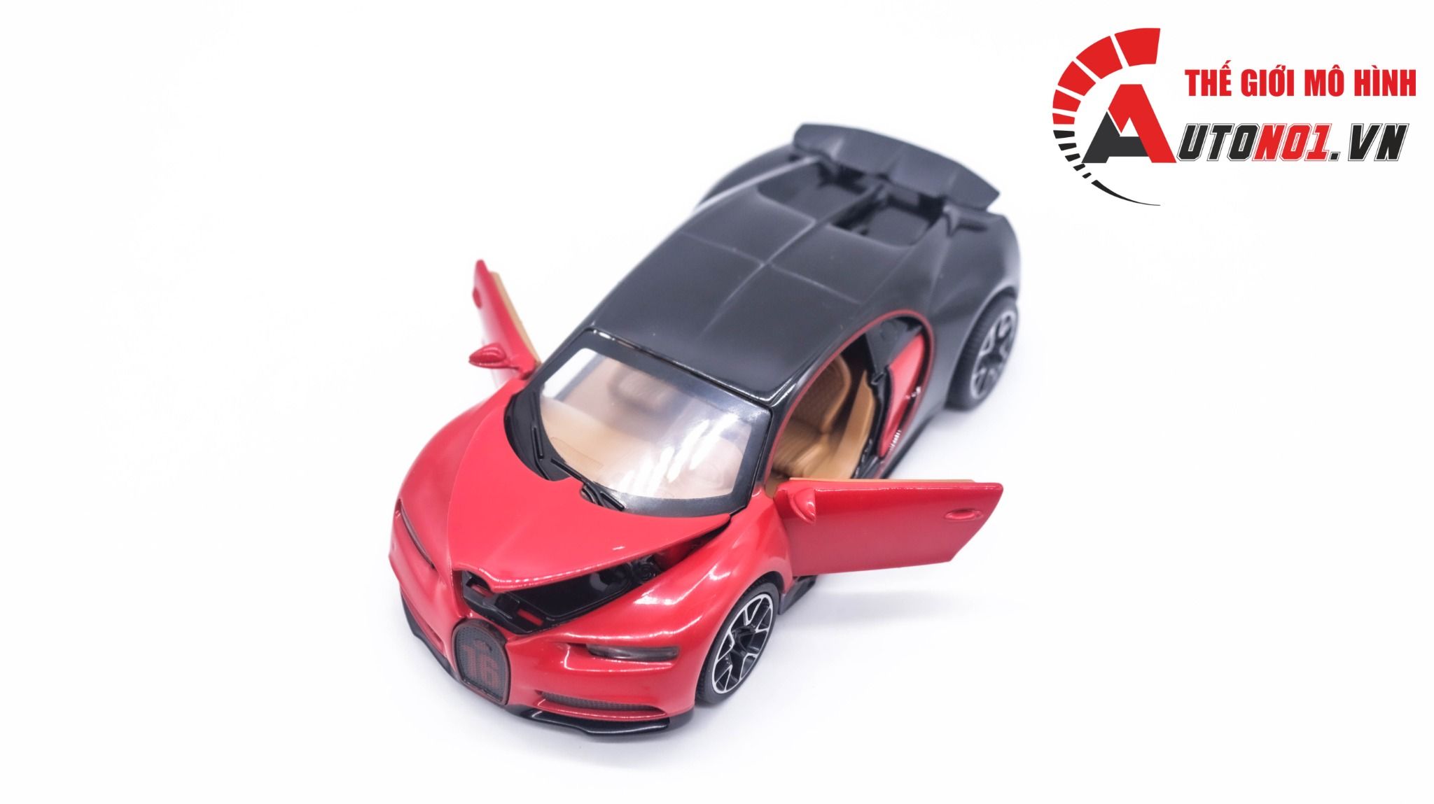  Mô hình xe Bugatti Chiron 2015 tỉ lệ 1:32 Miniauto 3225A OT315 