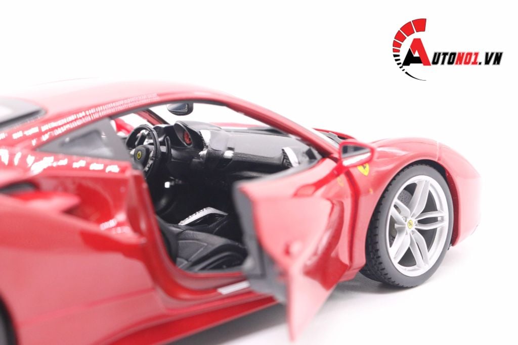 MÔ HÌNH FERRARI 488 GTB RED 1:18 BBURAGO 1798