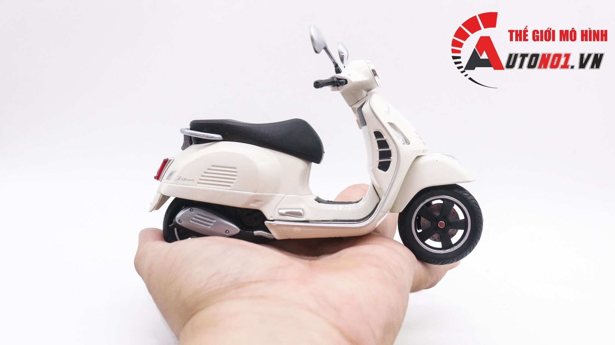  Mô hình xe Vespa GTS super 2020 1:12 Welly 7995 