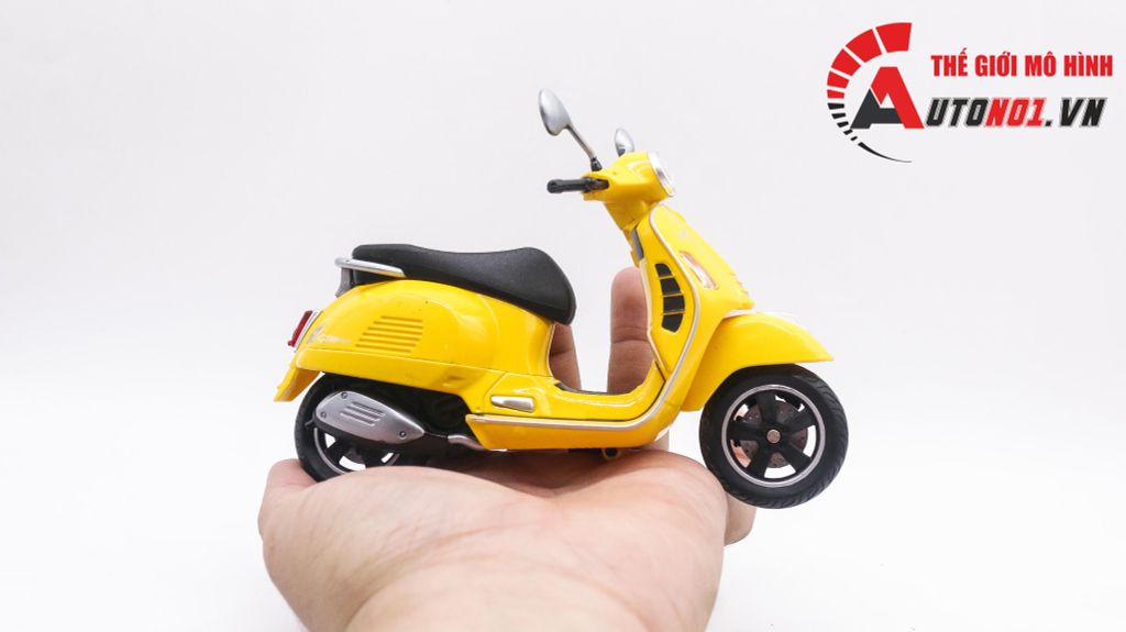 MÔ HÌNH XE VESPA GTS SUPER 2020 1:12 WELLY 7995