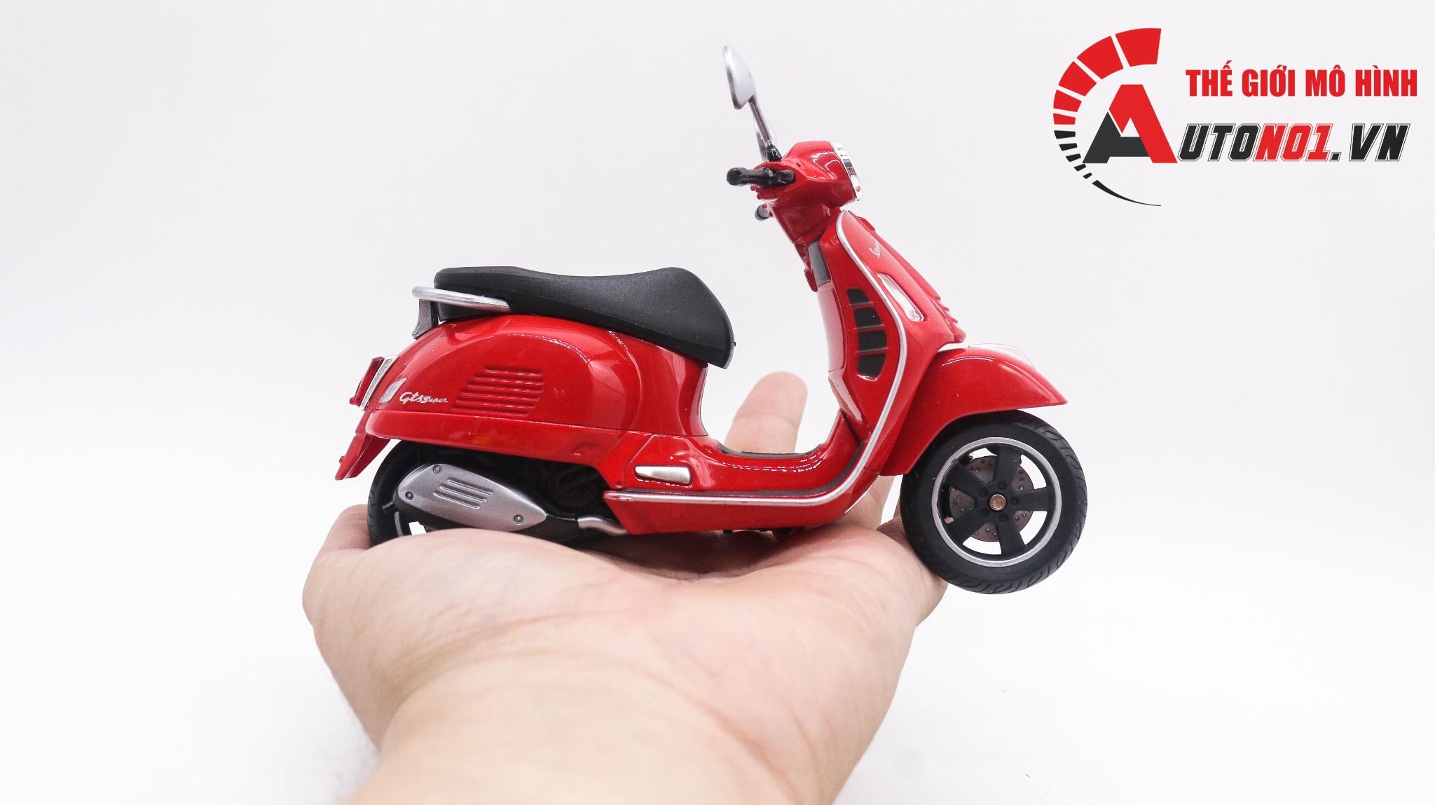  Mô hình xe Vespa GTS super 2020 1:12 Welly 7995 