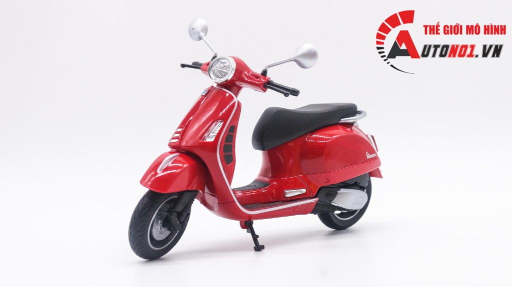 MÔ HÌNH XE VESPA GTS SUPER 2020 1:12 WELLY 7995