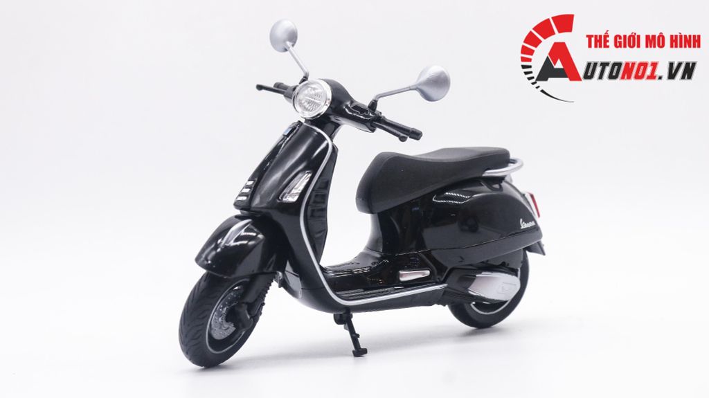 MÔ HÌNH XE VESPA GTS SUPER 2020 1:12 WELLY 7995