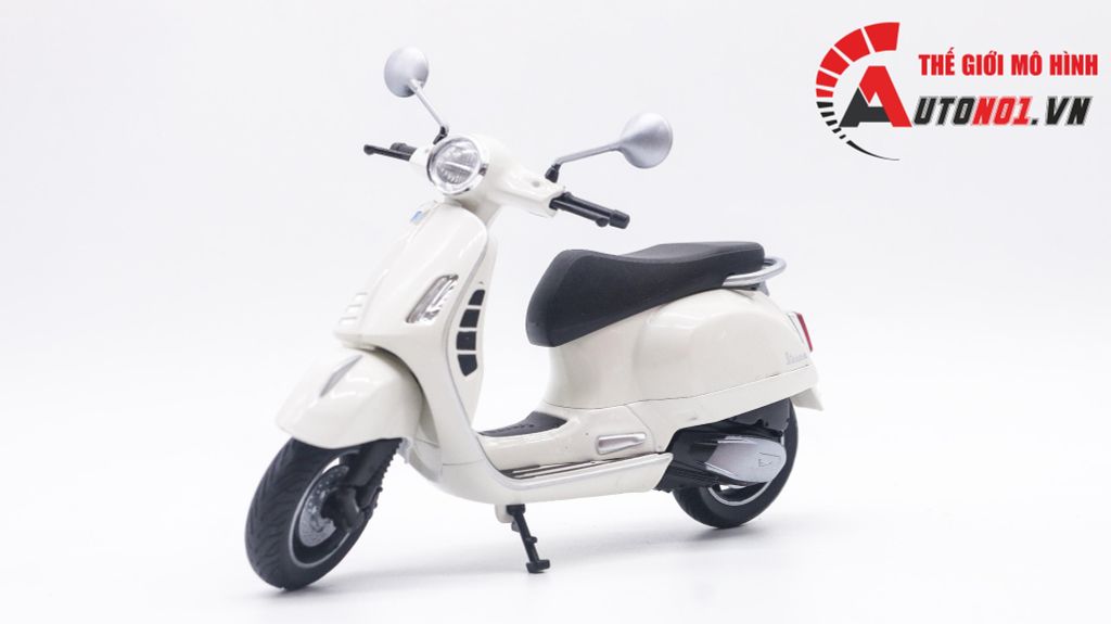 MÔ HÌNH XE VESPA GTS SUPER 2020 1:12 WELLY 7995