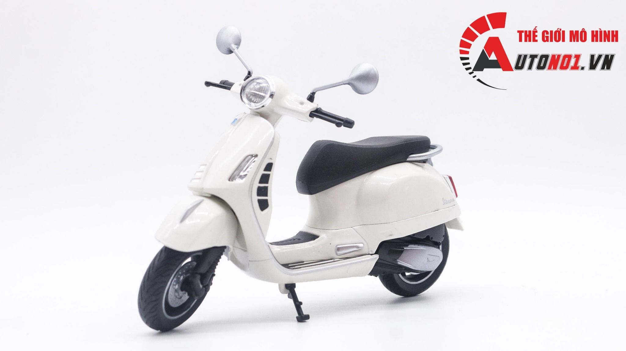  Mô hình xe Vespa GTS super 2020 1:12 Welly 7995 