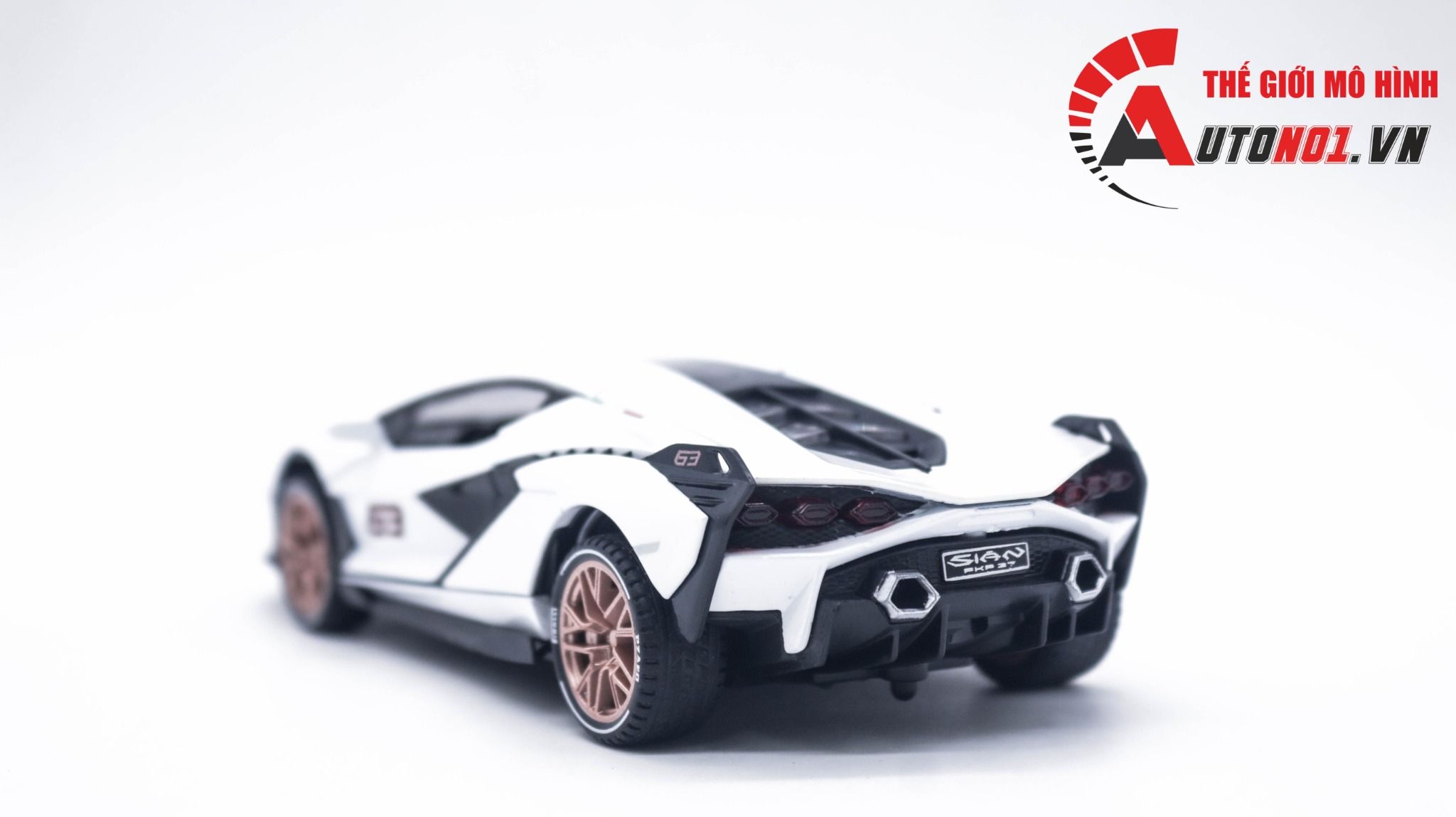  Mô hình xe Lamborghini Sian Rambo Flash tỉ lệ 1:32 Alloy Model OT309A 