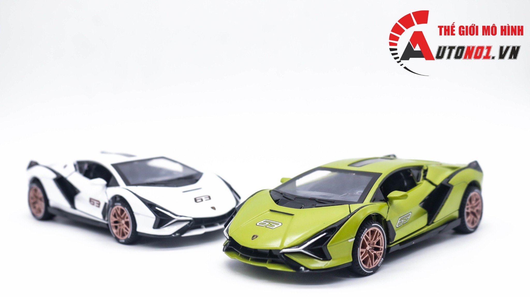  Mô hình xe Lamborghini Sian Rambo Flash tỉ lệ 1:32 Alloy Model OT309A 