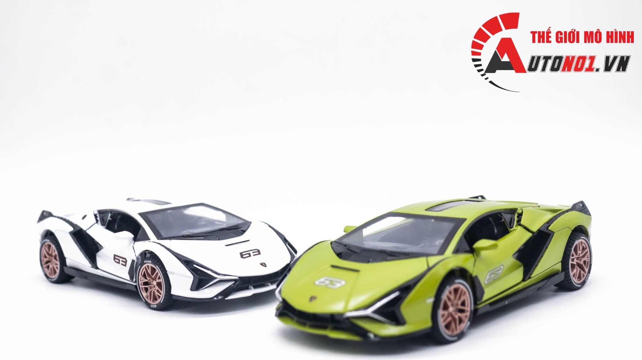  Mô hình xe Lamborghini Sian Rambo Flash tỉ lệ 1:32 Alloy Model OT309A 