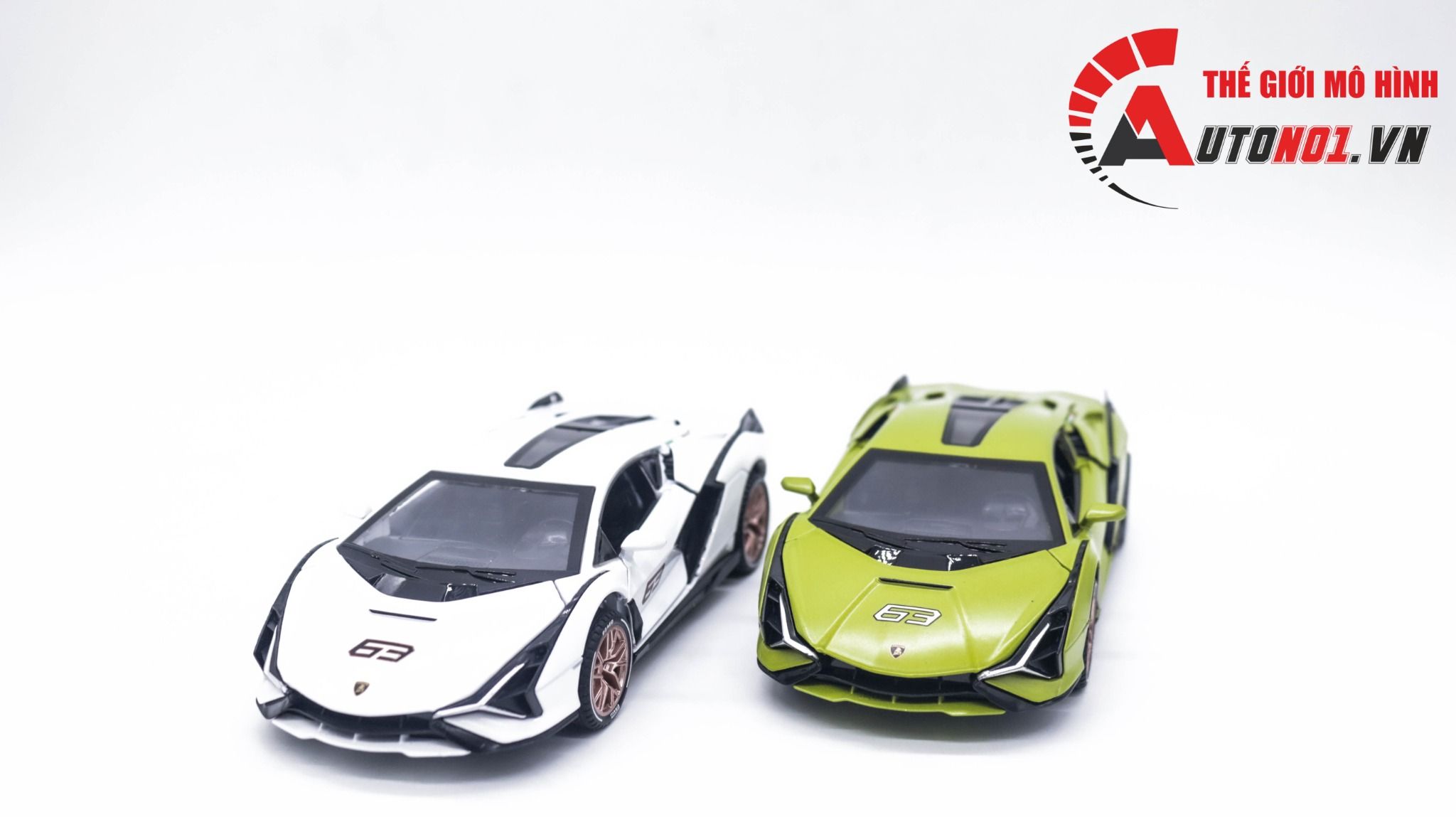  Mô hình xe Lamborghini Sian Rambo Flash tỉ lệ 1:32 Alloy Model OT309A 