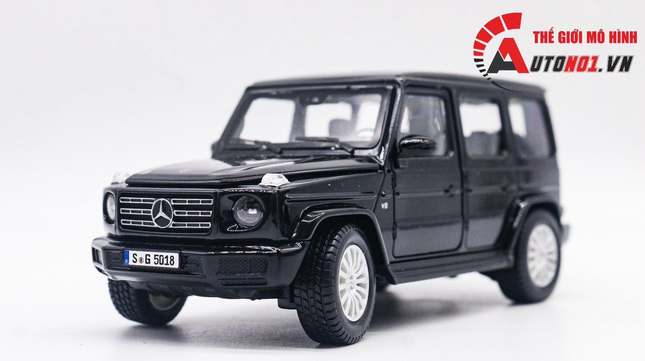  Mô hình xe Mercedes Benz G Class G500 2019 đánh lái được full open 1:25 Maisto 7994 